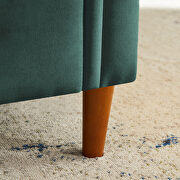 Olive green multifunctional storage rectangular sofa stool additional photo 3 of 9