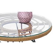 Modern rattan coffee chair table set 3 pcs, outdoor furniture rattan chair by La Spezia additional picture 12