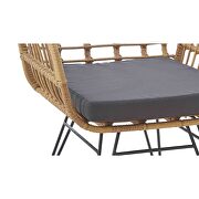 Modern rattan coffee chair table set 3 pcs, outdoor furniture rattan chair by La Spezia additional picture 14