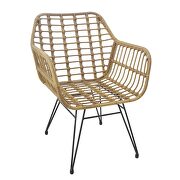 Modern rattan coffee chair table set 3 pcs, outdoor furniture rattan chair by La Spezia additional picture 6