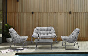 Classic rattan sofa set outdoor indoor garden patio furniture 4 pcs by La Spezia additional picture 14