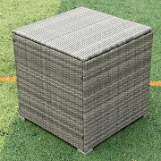 4 piece patio sectional wicker rattan outdoor furniture sofa set additional photo 2 of 14