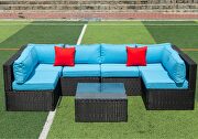 5 pieces pe rattan sectional outdoor furniture by La Spezia additional picture 18