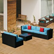 5 pieces pe rattan sectional outdoor furniture by La Spezia additional picture 19