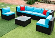 5 pieces pe rattan sectional outdoor furniture by La Spezia additional picture 7