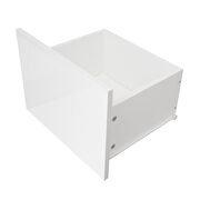 White TV stand with lights, modern led tv cabinet with storage drawers by La Spezia additional picture 7