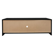 Black TV stand with lights, modern led tv cabinet with storage drawers by La Spezia additional picture 16