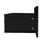 Black TV stand with lights, modern led tv cabinet with storage drawers by La Spezia additional picture 7