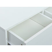 Modern TV stand for 55 inch tv with led lights in white by La Spezia additional picture 2