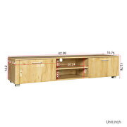 Modern design TV stand for living room in oak by La Spezia additional picture 13