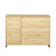 Modern wood buffet sideboard with 2 doors in oak by La Spezia additional picture 2