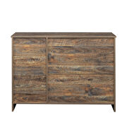 Modern wood buffet sideboard with 2 doors in espresso by La Spezia additional picture 11
