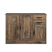 Modern wood buffet sideboard with 2 doors in espresso by La Spezia additional picture 13