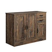 Modern wood buffet sideboard with 2 doors in espresso by La Spezia additional picture 5