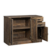 Modern wood buffet sideboard with 2 doors in espresso by La Spezia additional picture 10