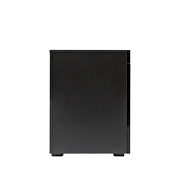 Black modern TV cabinet with open shelves by La Spezia additional picture 2