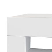 White modern TV cabinet with open shelves by La Spezia additional picture 3