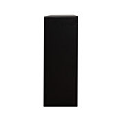 Black high gloss sideboard storage cabinet with led light by La Spezia additional picture 4