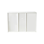 White high gloss kitchen sideboard cupboard with led light by La Spezia additional picture 4