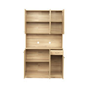 Tall wardrobe with 6 doors in oak by La Spezia additional picture 2