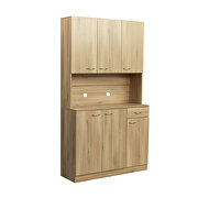 Tall wardrobe with 6 doors in oak by La Spezia additional picture 6