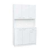 Tall wardrobe with 6-doors in white by La Spezia additional picture 2