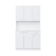 Tall wardrobe with 6-doors in white by La Spezia additional picture 6