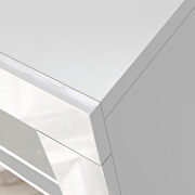 White high gloss sideboard storage cabinet with led light by La Spezia additional picture 4