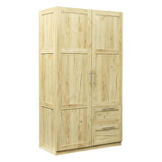 Modern look high wardrobe with 2 doors in oak by La Spezia additional picture 8