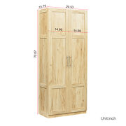 High wardrobe with 2 doors in oak by La Spezia additional picture 4