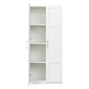 High wardrobe with 2 doors in white by La Spezia additional picture 4
