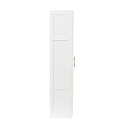 High wardrobe with 2 doors in white by La Spezia additional picture 10