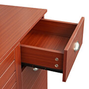 Home office computer desk with hutch in teak by La Spezia additional picture 8