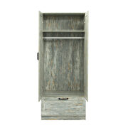 High wardrobe with 2 doors in gray by La Spezia additional picture 9