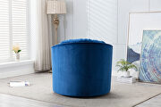 Blue velvet modern leisure swivel accent chair by La Spezia additional picture 14