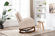 Living room comfortable rocking chair living room chair beige by La Spezia additional picture 15