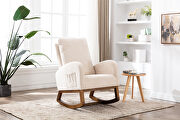 Living room comfortable rocking chair living room chair beige by La Spezia additional picture 10