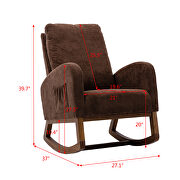Living room comfortable rocking chair living room chair coffee by La Spezia additional picture 7