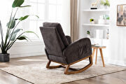 Living room comfortable rocking chair living room chair dark gray by La Spezia additional picture 12