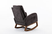 Living room comfortable rocking chair living room chair dark gray by La Spezia additional picture 16
