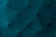 Accent chair living room/bed room, modern leisure chair teal color microfiber fabric by La Spezia additional picture 6
