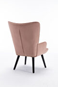 Accent chair living room/bed room, modern leisure chair pink velvet fabric by La Spezia additional picture 6