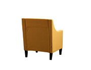 Accent armchair living room chair, yellow linen by La Spezia additional picture 10