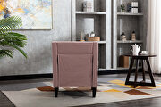 Accent armchair living room chair, pink linen by La Spezia additional picture 13