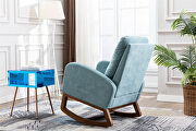 Living room comfortable rocking chair living room chair light blue by La Spezia additional picture 6