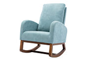 Living room comfortable rocking chair living room chair light blue by La Spezia additional picture 8