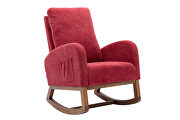 Living room comfortable rocking chair living room chair red by La Spezia additional picture 5