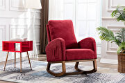 Living room comfortable rocking chair living room chair red by La Spezia additional picture 9