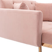 Pink velvet chaise lounge chair /accent chair by La Spezia additional picture 7