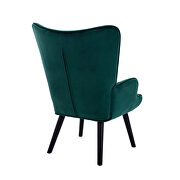Accent chair living room/bed room, modern leisure chair green color microfiber fabric by La Spezia additional picture 2